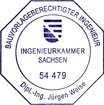 Stempel Bauvorlage